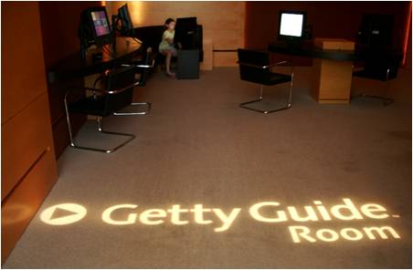 Dedicated Getty Guide Room
